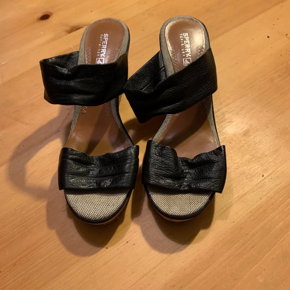 Black Sperry Top-Siders